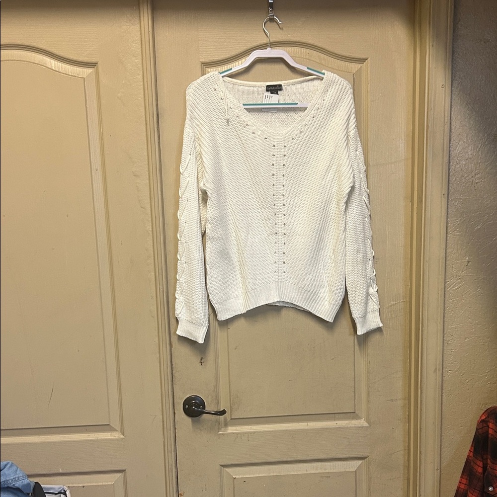 Women's White Sweater